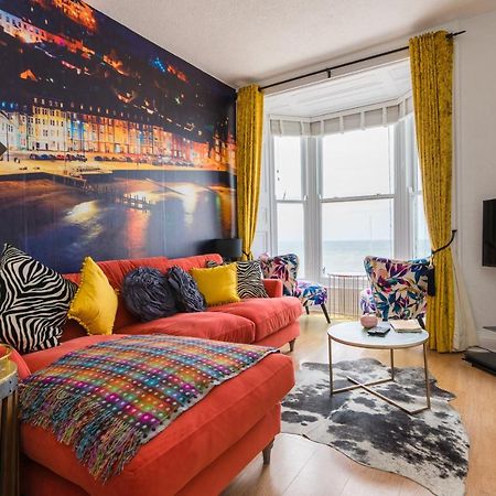 Sea View Ar Lan Y Mor Luxury Apartment Aberystwyth Esterno foto