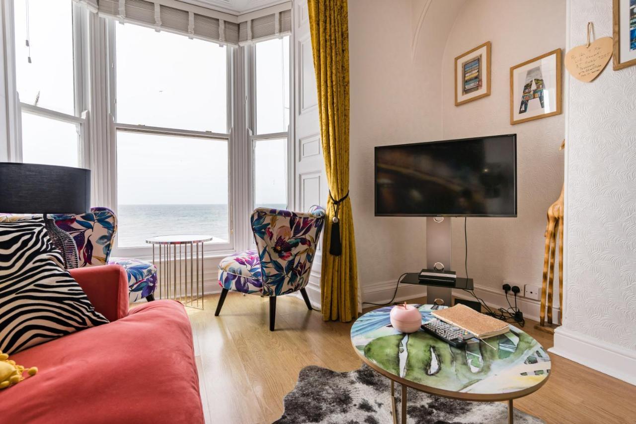 Sea View Ar Lan Y Mor Luxury Apartment Aberystwyth Esterno foto