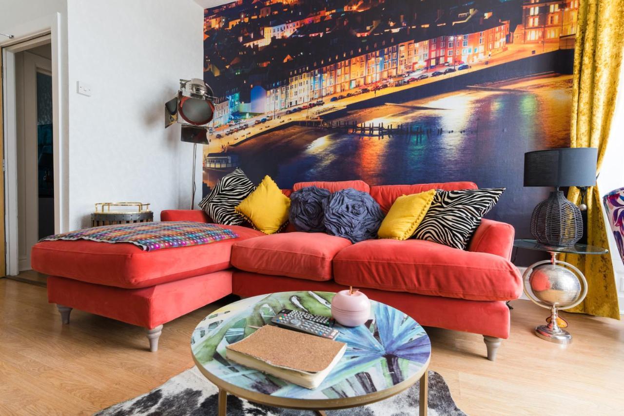Sea View Ar Lan Y Mor Luxury Apartment Aberystwyth Esterno foto